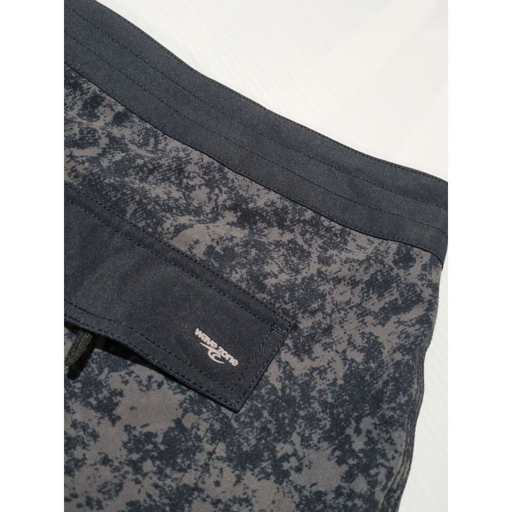 WAVEZONE Mens Grey & Black Performance Board Beach Surf Swim Shorts Size 40 - Picture 4 of 7